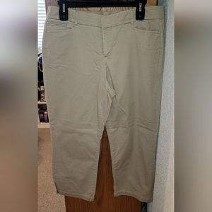 JM Collection Plus-Size Khaki Pants